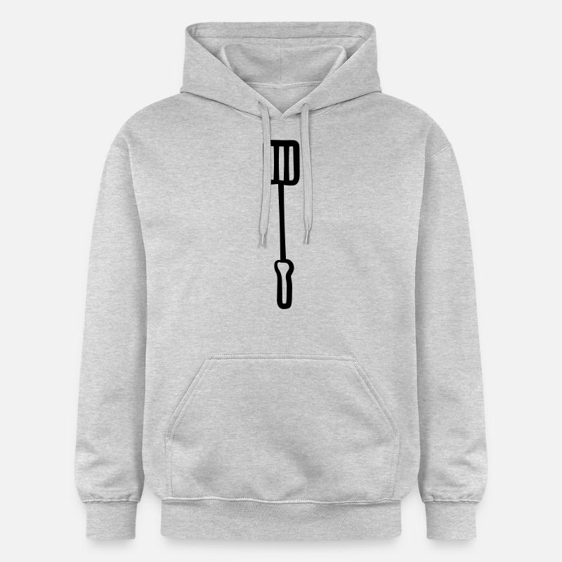 spatule - Sweat à capuche Softstyle® Gildan Unisexe - gris clair chiné