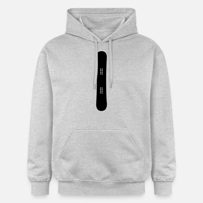 snowboard - Sweat à capuche Softstyle® Gildan Unisexe - gris clair chiné