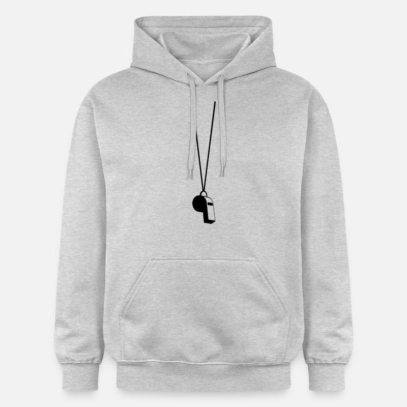 Sifflet - Sweat à capuche Softstyle® Gildan Unisexe - gris clair chiné