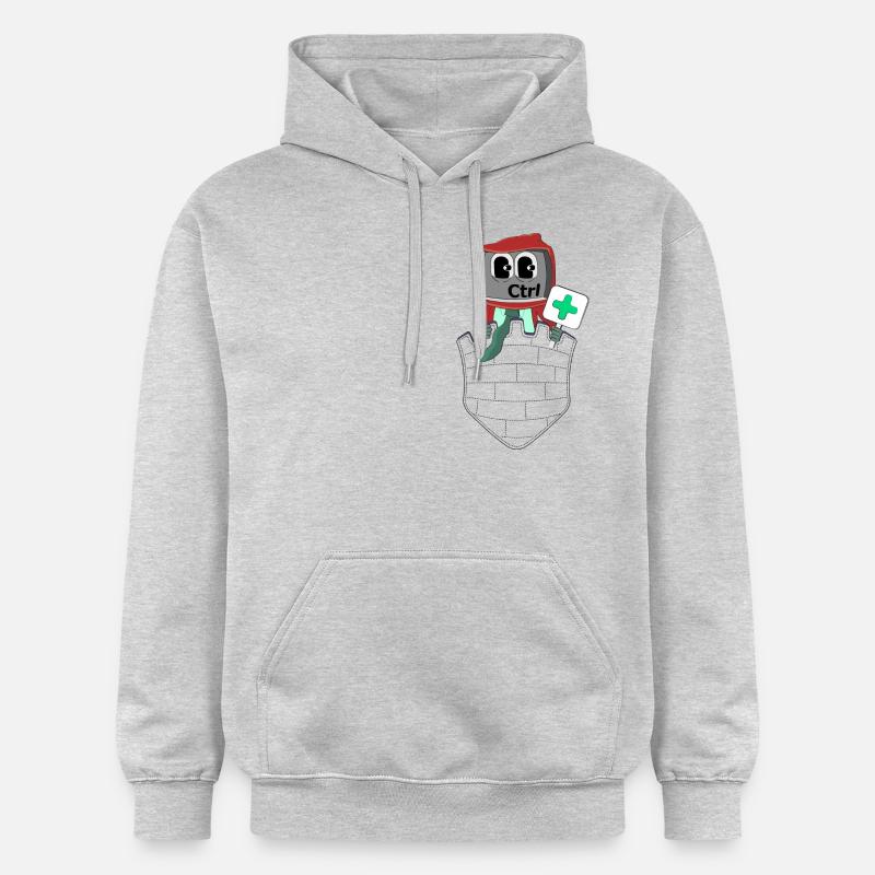 VOUS AVEZ LE CONTRÔLE - Sweat à capuche Softstyle® Gildan Unisexe - gris clair chiné
