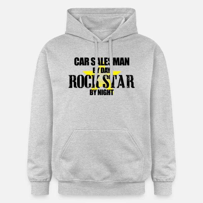 vendeur de voitures - Sweat à capuche Softstyle® Gildan Unisexe - gris clair chiné