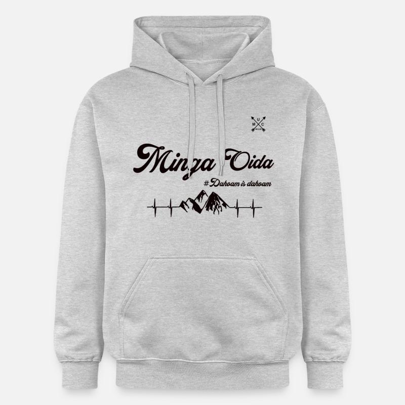 Minga Oida Stuff - Sweat à capuche Softstyle® Gildan Unisexe - gris clair chiné