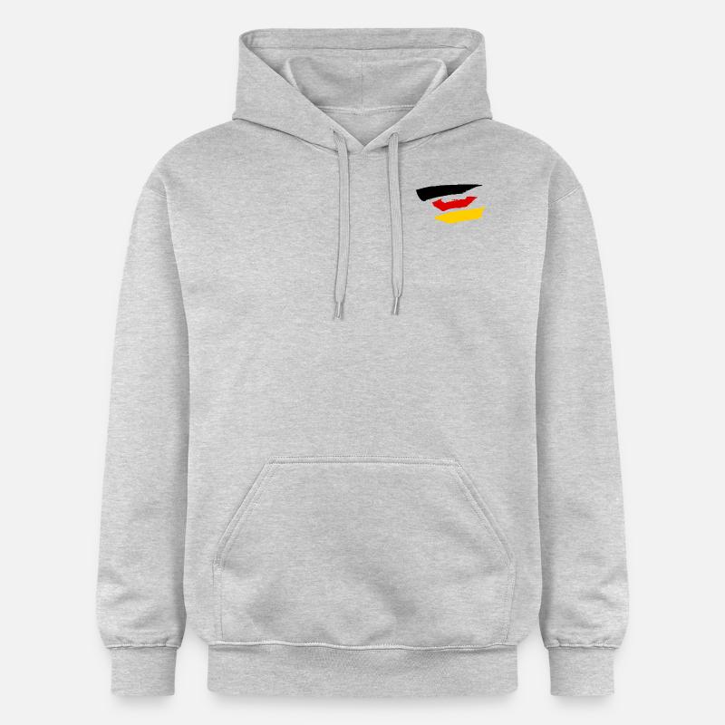Style de drapeau allemand - Sweat à capuche Softstyle® Gildan Unisexe - gris clair chiné