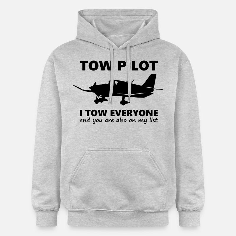 towpilot dr400 robin - Sweat à capuche Softstyle® Gildan Unisexe - gris clair chiné