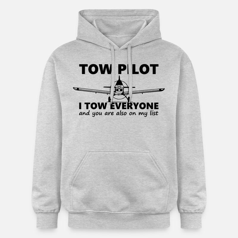 towpilot piper pa25 - Sweat à capuche Softstyle® Gildan Unisexe - gris clair chiné