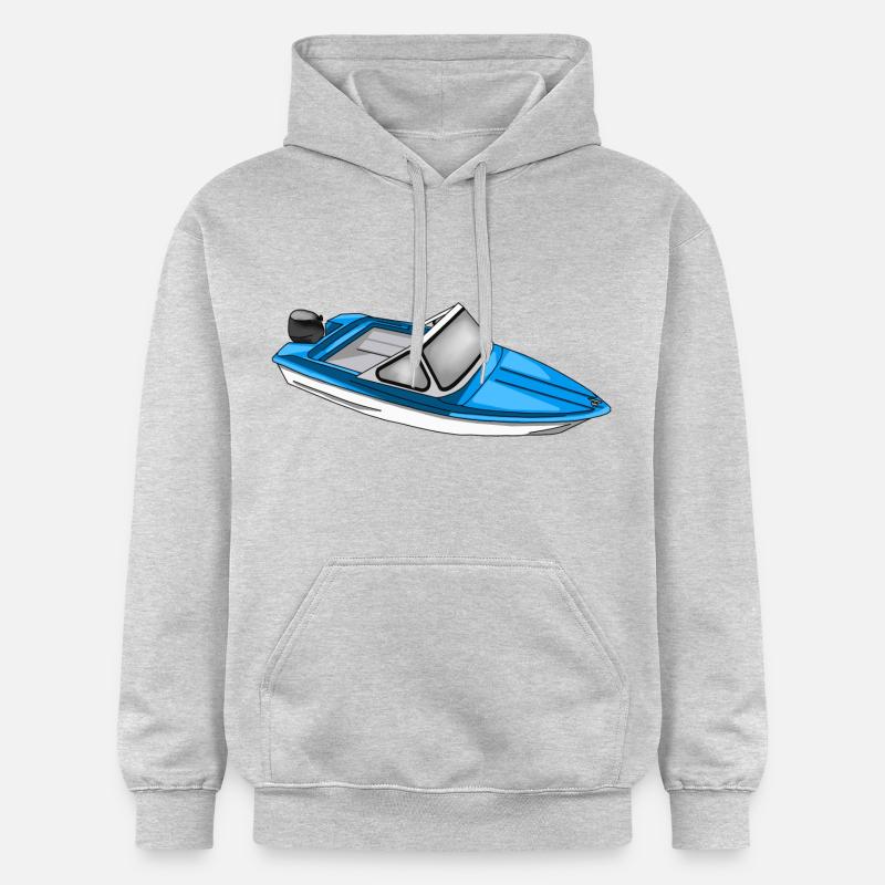 Bateau Ibis de la RDA - Sweat à capuche Softstyle® Gildan Unisexe - gris clair chiné