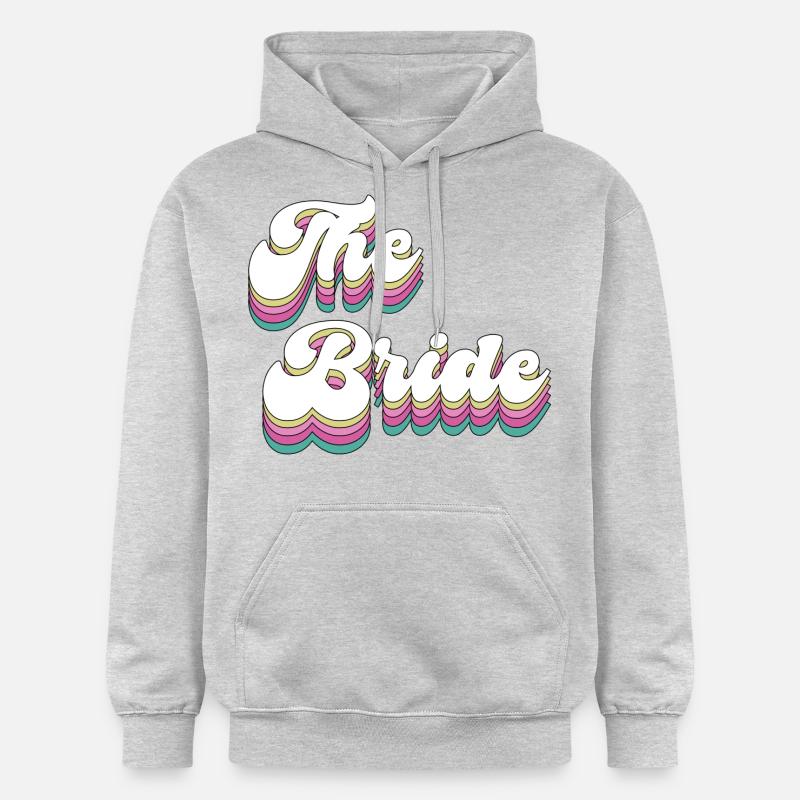 La mariée - Die Braut - Sweat à capuche Softstyle® Gildan Unisexe - gris clair chiné