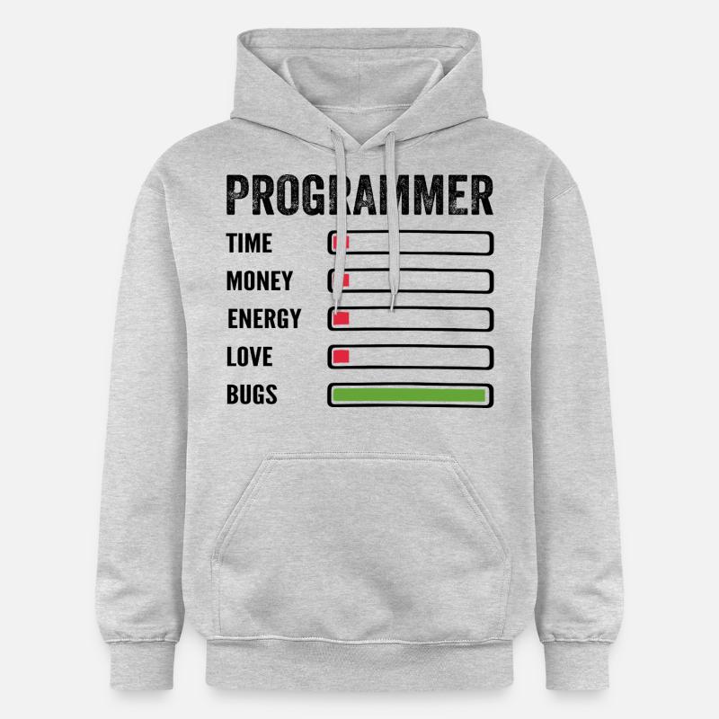 Developer Humor Programmer Coder - Gildan Unisex Softstyle® Midweight Hoodie - light heather grey