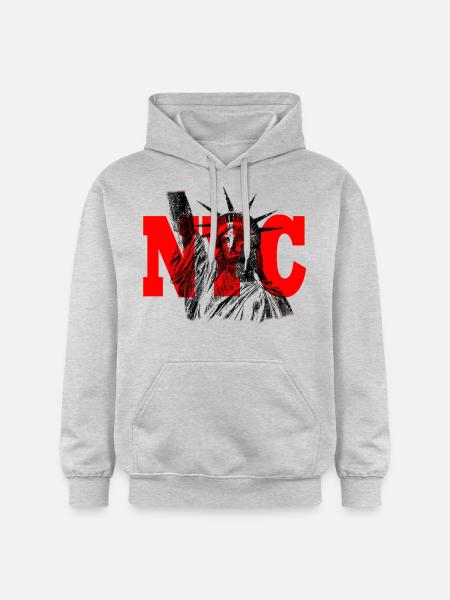 new York - Gildan Unisex Softstyle® Midweight Hoodie - light heather grey