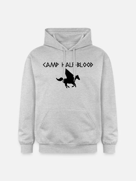 Graphique du camp - Sweat à capuche Softstyle® Gildan Unisexe - gris clair chiné