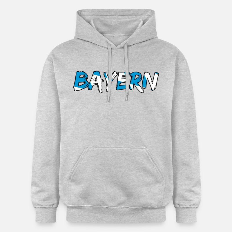 Inscription de Bavière - Sweat à capuche Softstyle® Gildan Unisexe - gris clair chiné