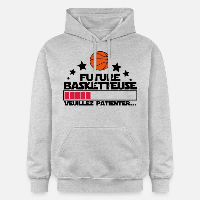 future basketteuse - Sweat à capuche Softstyle® Gildan Unisexe - gris clair chiné