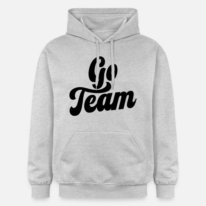 Équipe Go - Sweat à capuche Softstyle® Gildan Unisexe - gris clair chiné