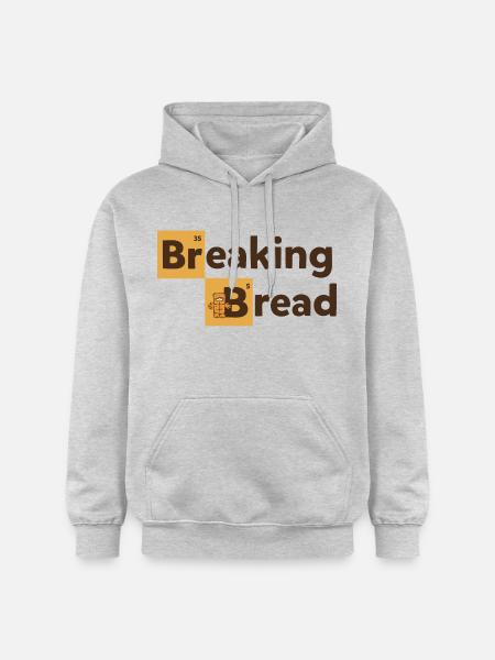 Bernd Das Brot Breaking Bread - Gildan Unisex Softstyle® Midweight Hoodie - Hellgrau meliert