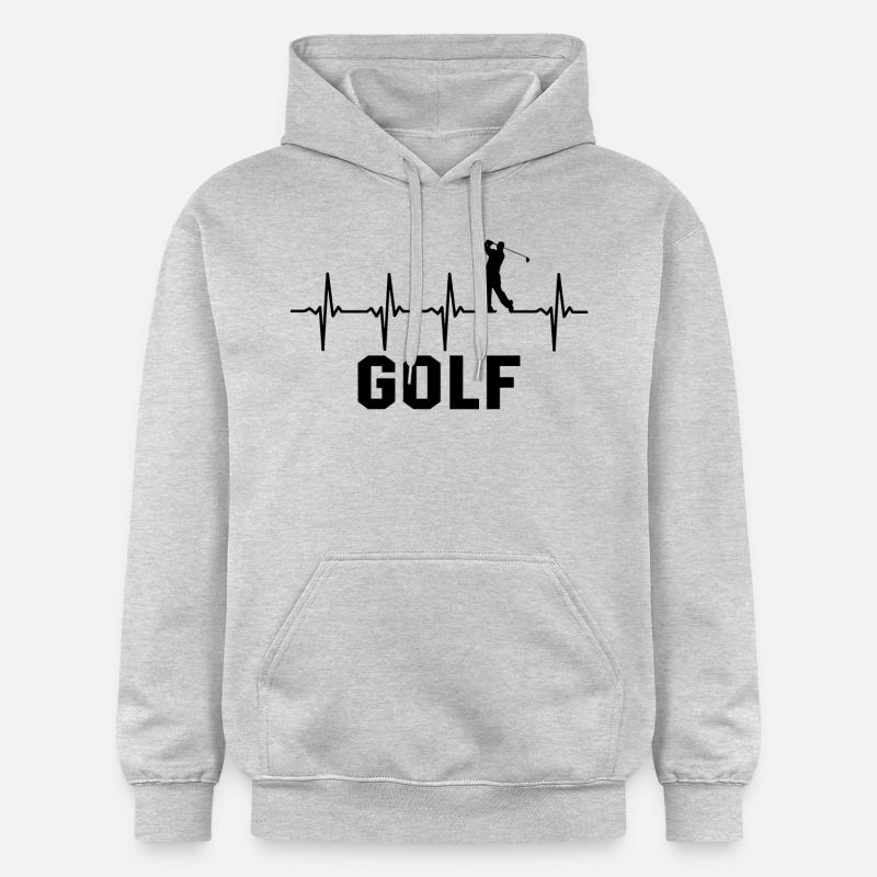 Golfeurs - Sweat à capuche Softstyle® Gildan Unisexe - gris clair chiné