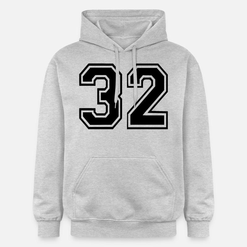 32 - Sweat à capuche Softstyle® Gildan Unisexe - gris clair chiné