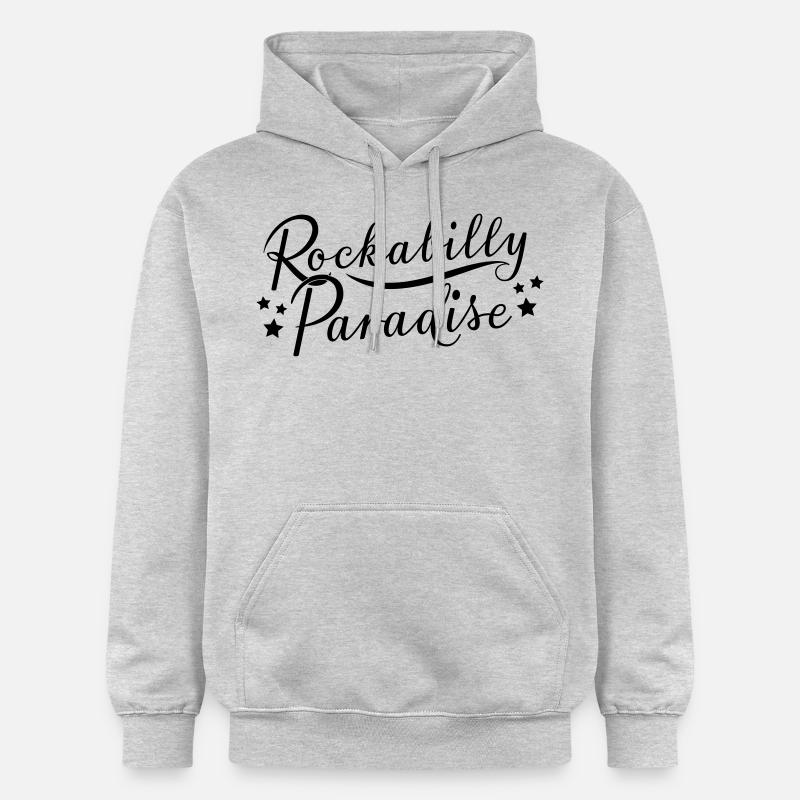 Rockabilly - Sweat à capuche Softstyle® Gildan Unisexe - gris clair chiné