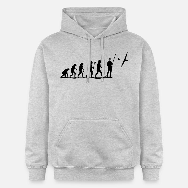 evolution rc pilot - Gildan Unisex Softstyle® Midweight Hoodie - light heather grey