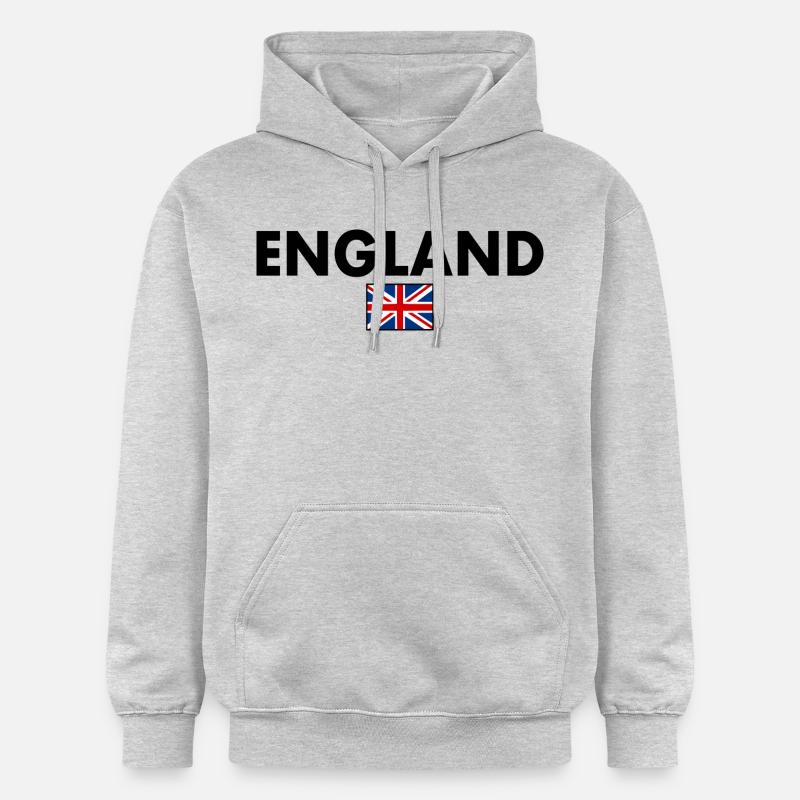 angleterre - Sweat à capuche Softstyle® Gildan Unisexe - gris clair chiné