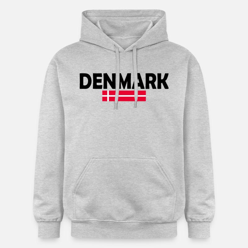Danemark - Sweat à capuche Softstyle® Gildan Unisexe - gris clair chiné