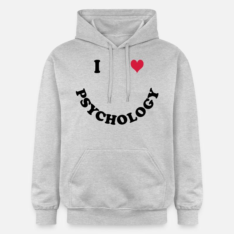 Psychologie - Sweat à capuche Softstyle® Gildan Unisexe - gris clair chiné