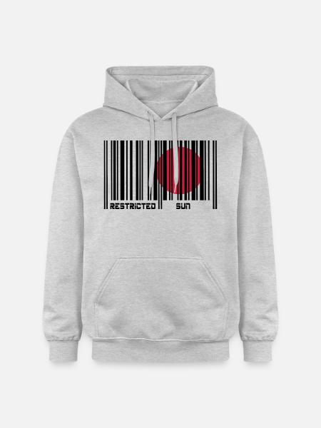 Restricted sun - Gildan Unisex Softstyle® Midweight Hoodie - Hellgrau meliert