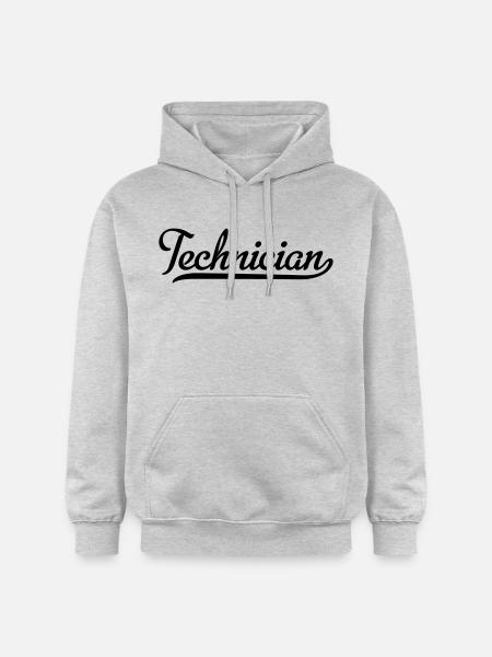 Techniciens - Sweat à capuche Softstyle® Gildan Unisexe - gris clair chiné