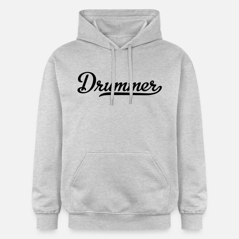 batteur - Sweat à capuche Softstyle® Gildan Unisexe - gris clair chiné