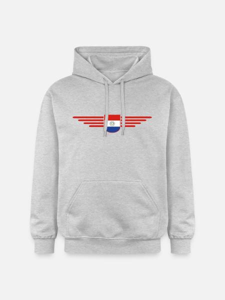 Paraguay Fan T-Shirt - Gildan Unisex Softstyle® Midweight Hoodie - light heather grey