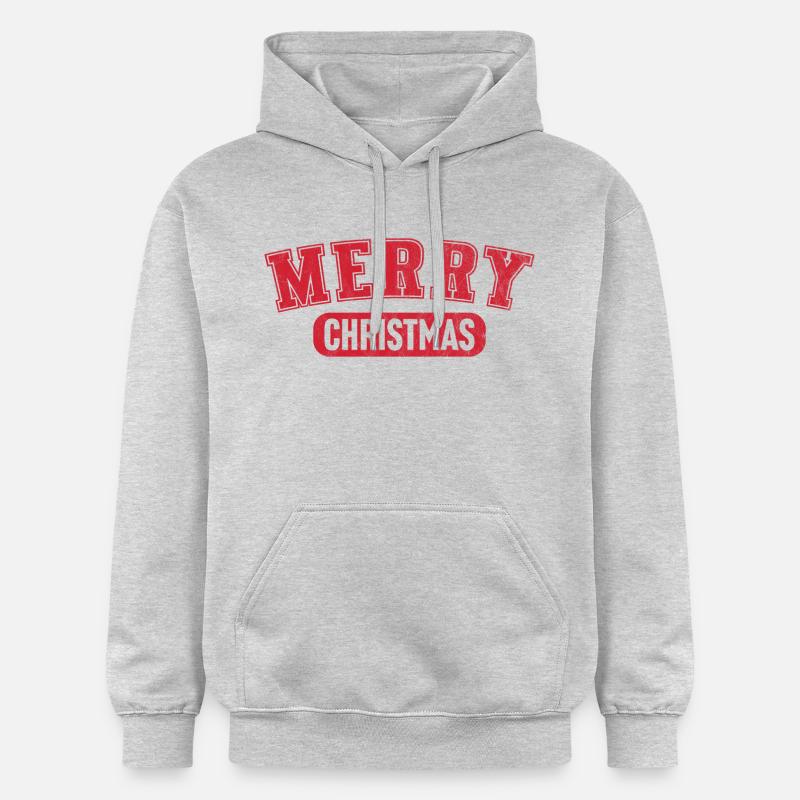 Joyeux Noël - Sweat à capuche Softstyle® Gildan Unisexe - gris clair chiné
