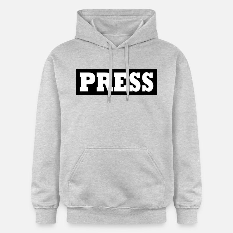 Press - Sweat à capuche Softstyle® Gildan Unisexe - gris clair chiné