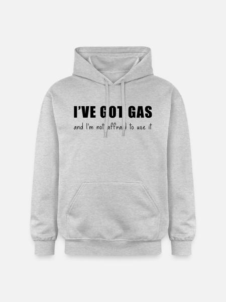 Gas - Gildan Unisex Softstyle® Midweight Hoodie - light heather grey