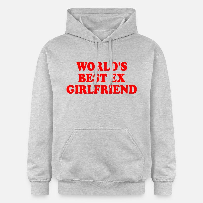 worlds best ex girlfriend - Sweat à capuche Softstyle® Gildan Unisexe - gris clair chiné