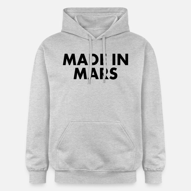 Made in mars - Sweat à capuche Softstyle® Gildan Unisexe - gris clair chiné