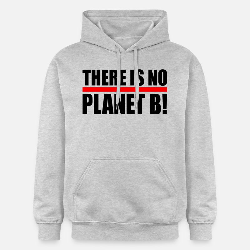 There is no planet B - Sweat à capuche Softstyle® Gildan Unisexe - gris clair chiné