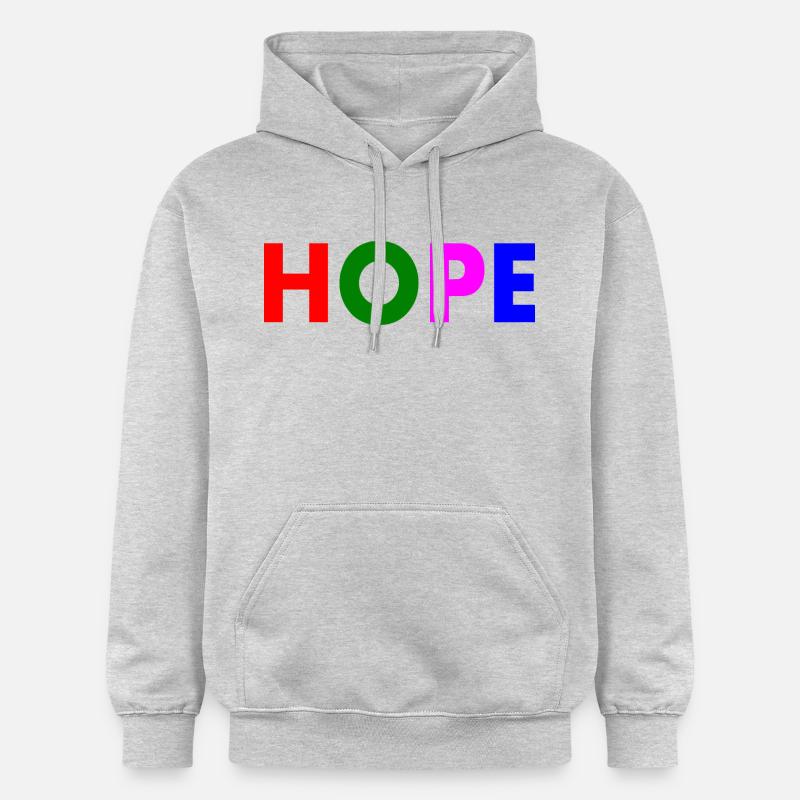Hope - Sweat à capuche Softstyle® Gildan Unisexe - gris clair chiné