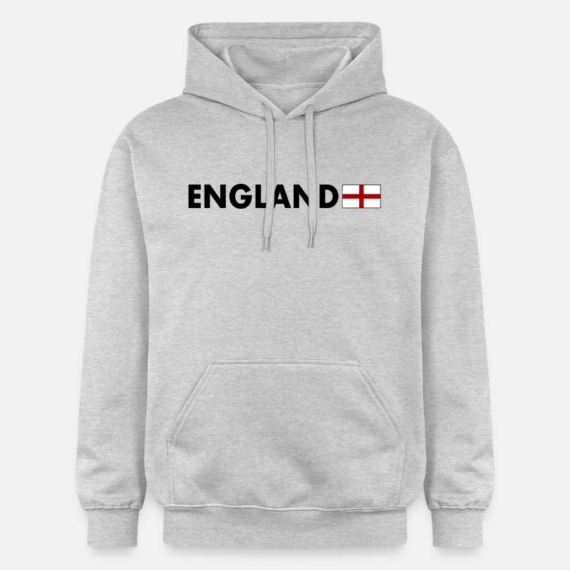 angleterre - Sweat à capuche Softstyle® Gildan Unisexe - gris clair chiné