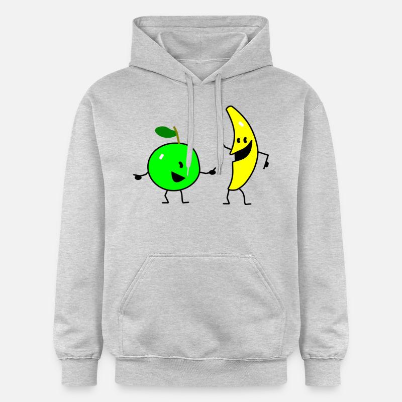 fruit salad three - Sweat à capuche Softstyle® Gildan Unisexe - gris clair chiné