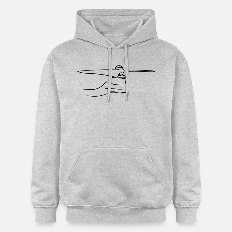 Drone rotor - Sweat à capuche Softstyle® Gildan Unisexe - gris clair chiné