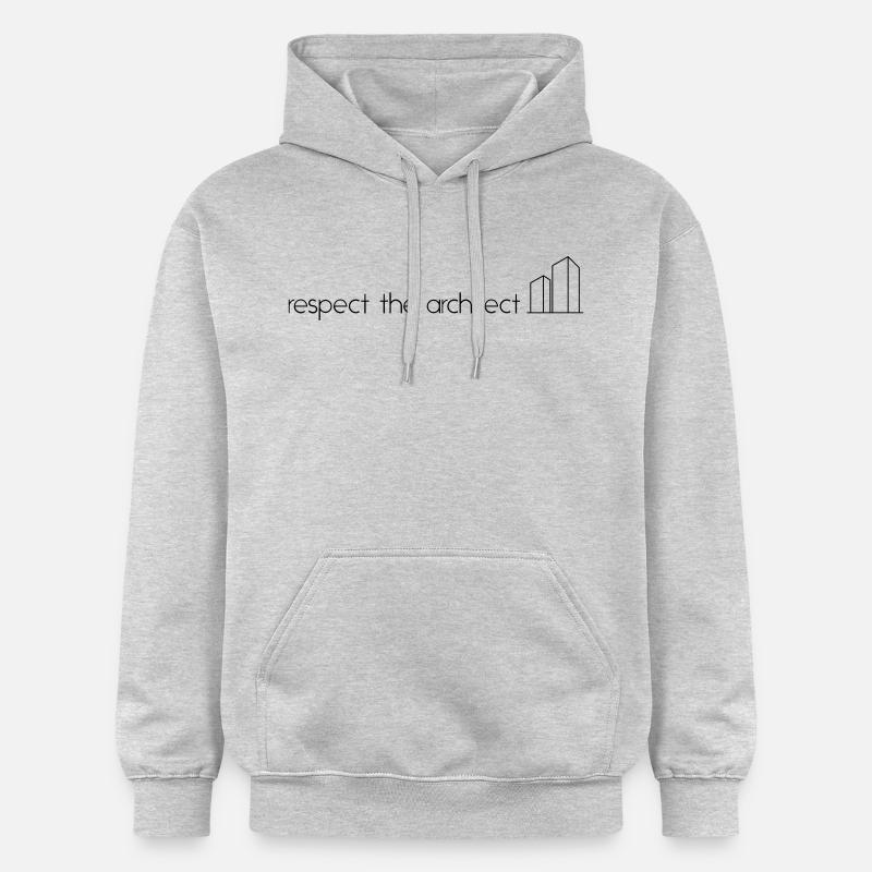 respecte l'architecte - Sweat à capuche Softstyle® Gildan Unisexe - gris clair chiné
