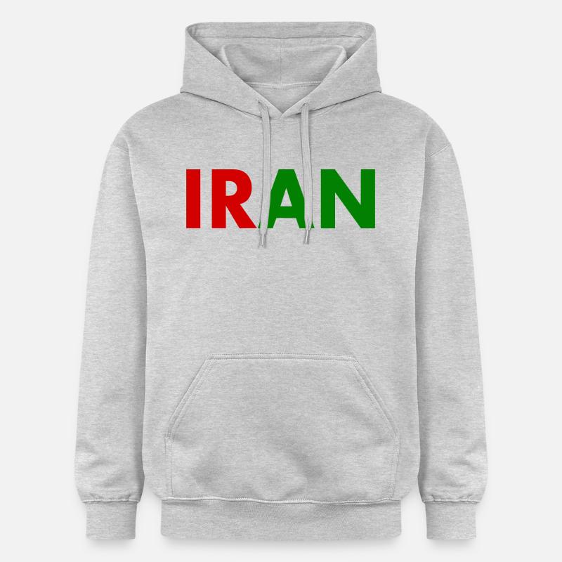 Iran - Sweat à capuche Softstyle® Gildan Unisexe - gris clair chiné
