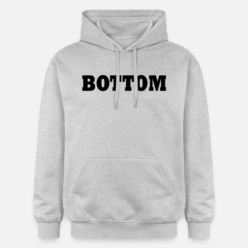 Bottom - Sweat à capuche Softstyle® Gildan Unisexe - gris clair chiné