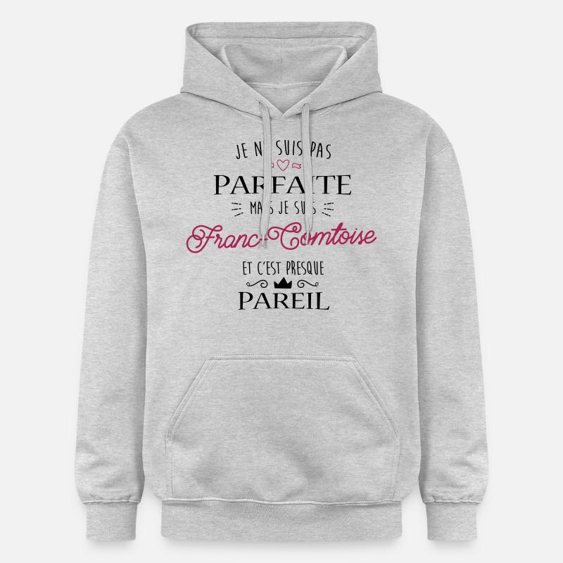 Franc Comtoise - Sweat à capuche Softstyle® Gildan Unisexe - gris clair chiné