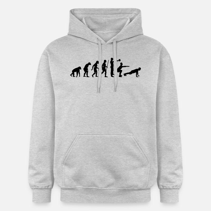 Evolution - Crossfit - Sweat à capuche Softstyle® Gildan Unisexe - gris clair chiné