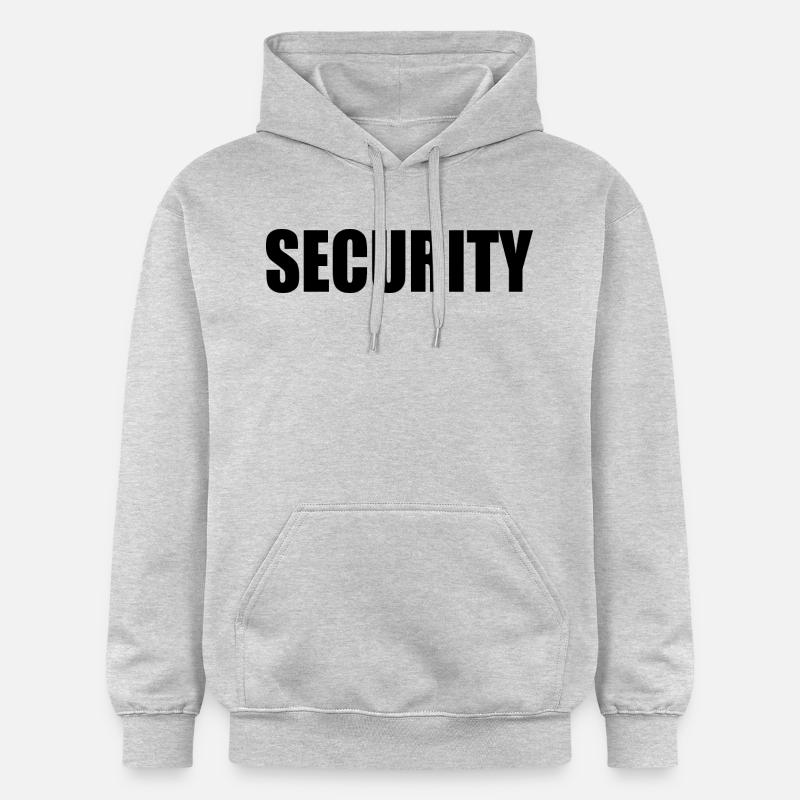 Security - Sweat à capuche Softstyle® Gildan Unisexe - gris clair chiné