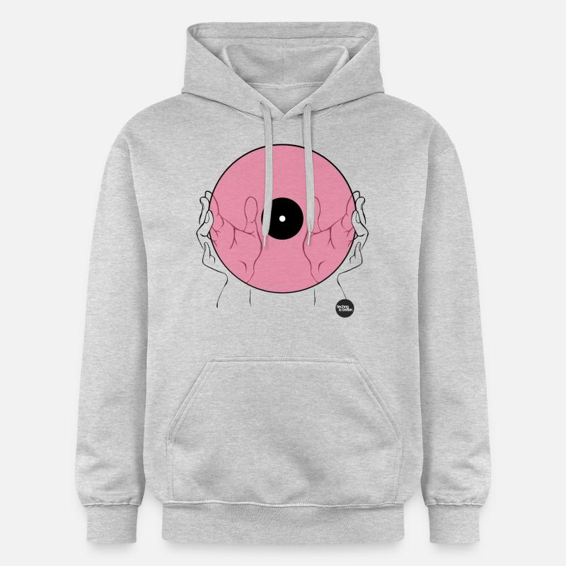 techno permet de jouer - Sweat à capuche Softstyle® Gildan Unisexe - gris clair chiné