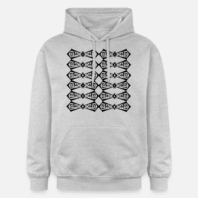 Nouveau look 2 4 - Sweat à capuche Softstyle® Gildan Unisexe - gris clair chiné