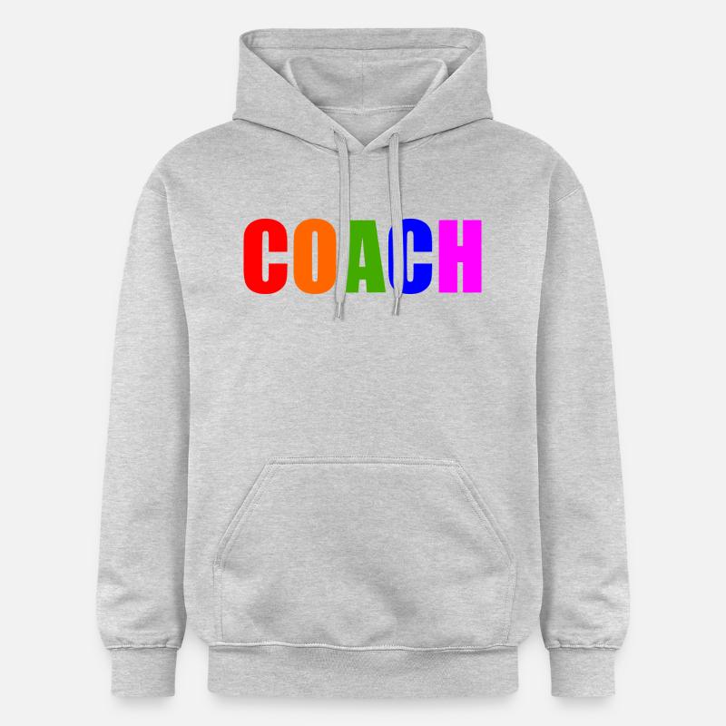 Coach - Sweat à capuche Softstyle® Gildan Unisexe - gris clair chiné