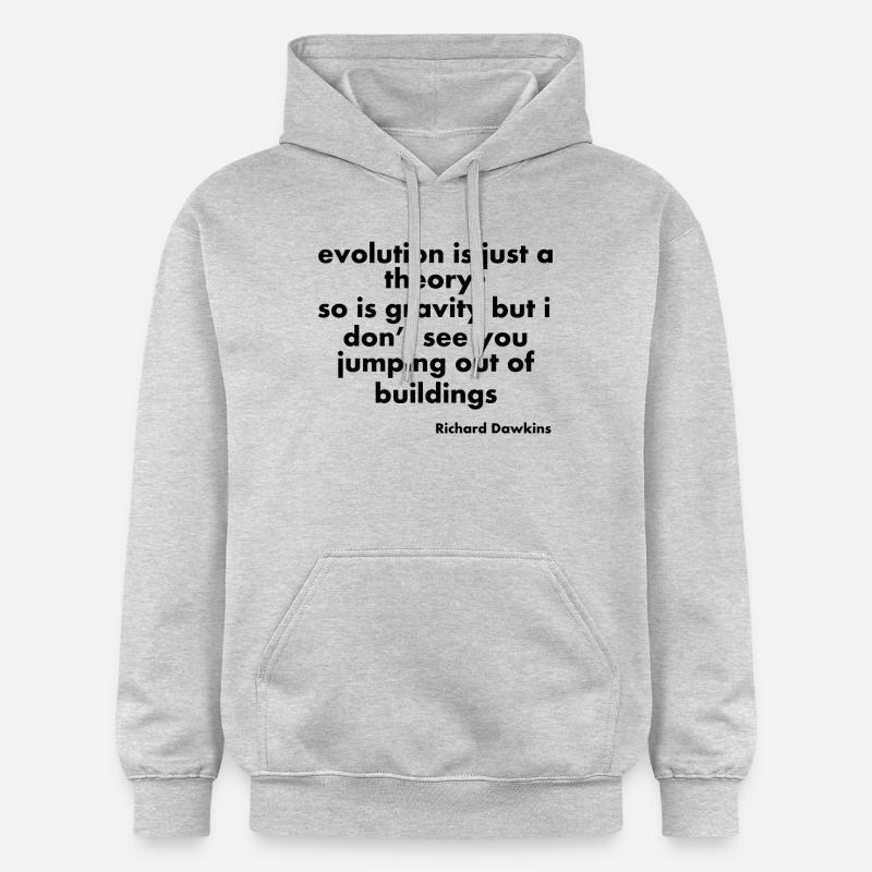 citations d'évolution - Sweat à capuche Softstyle® Gildan Unisexe - gris clair chiné