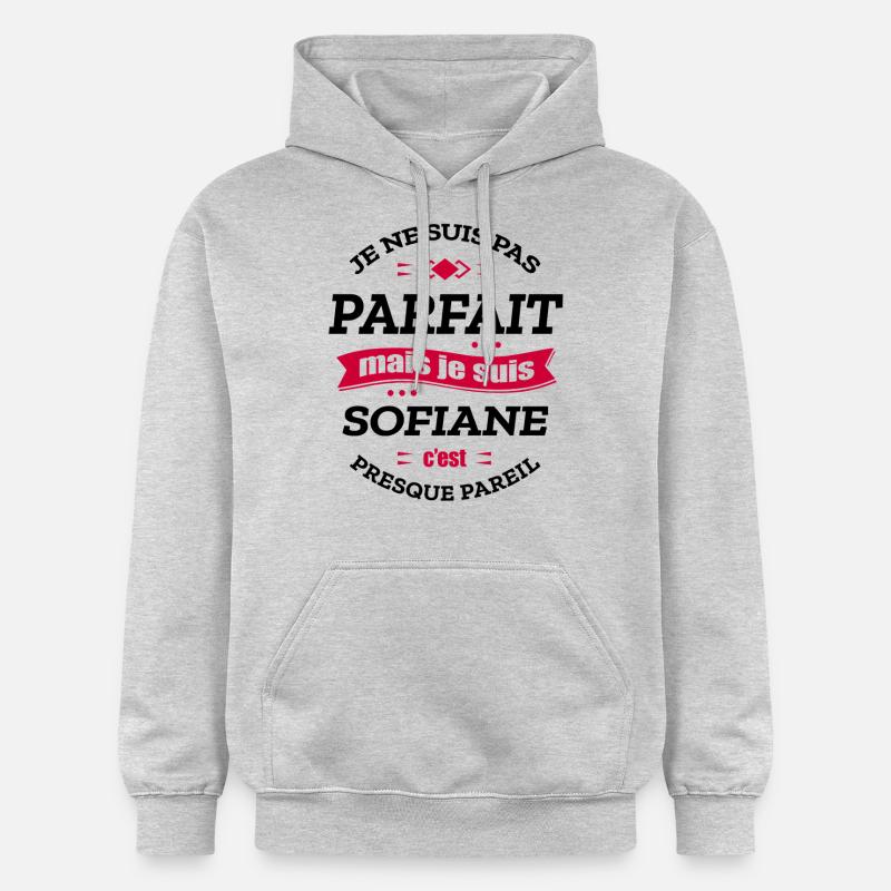 SOFIANE PARFAIT - PRENOM SOFIANE - Sweat à capuche Softstyle® Gildan Unisexe - gris clair chiné